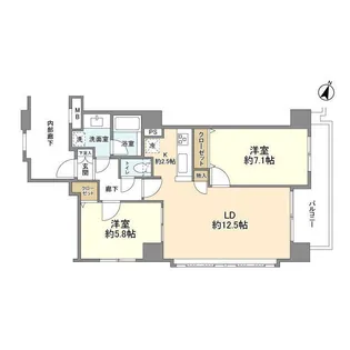 クレアール八重洲通【8階】の間取り