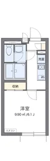 クレイノビアンカーサ【2階】の間取り