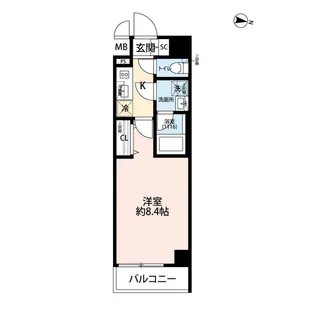 プレール・ドゥーク本所吾妻橋Ⅲ【2階】の間取り