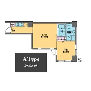 カスタリア水天宮Ⅱ【6階】の間取り