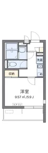 クレイノMULBERRY【2階】の間取り