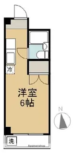 田米開ビル【101号室】の間取り