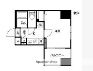 ルクレ錦糸町【10階】の間取り