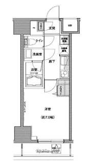 ラヴァンド大島【9階】の間取り
