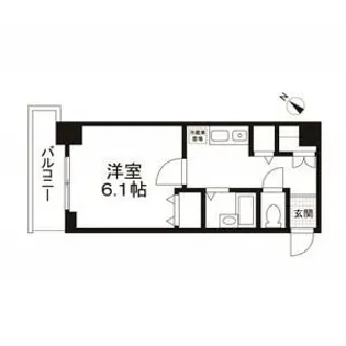 ドエルイン月島【13階】の間取り