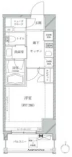 クレイシア亀戸【6階】の間取り