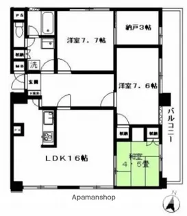 リバーサイドテラス【3階】の間取り