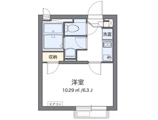 クレイノアーク東向島【3階】の間取り