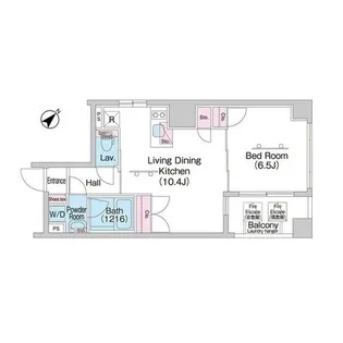 コンフォリア浅草駒形【9階】の間取り