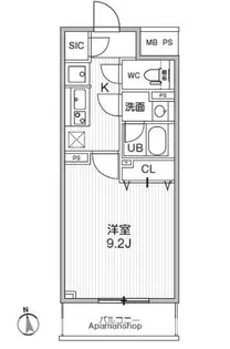 HF曳舟レジデンス【2階】の間取り