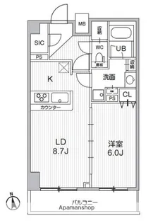 HF曳舟レジデンス【5階】の間取り