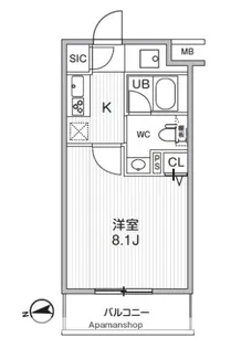 HF曳舟レジデンス【2階】の間取り