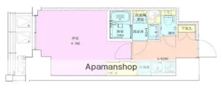 門前仲町レジデンス九番館【10階】の間取り