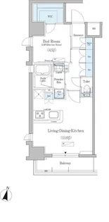 アーバネックス浅草【9階】の間取り