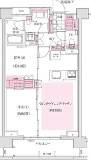 ディームス東陽町【5階】の間取り