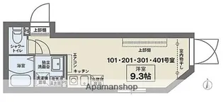 SOLASIA RESIDENCE大島【2階】の間取り