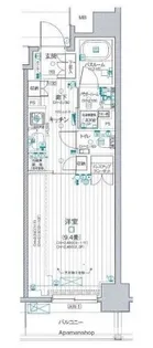 パレステージ大島【7階】の間取り