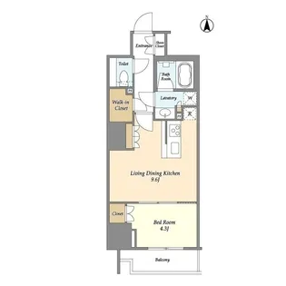 アスール両国【3階】の間取り