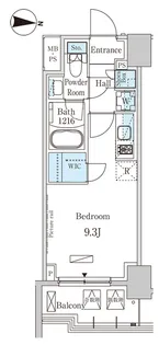 パークアクシス錦糸町WEST【2階】の間取り