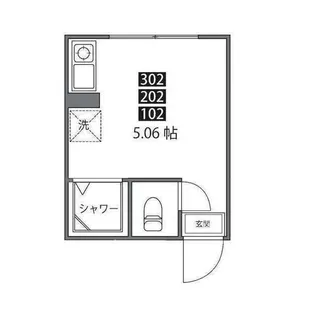 GLAD Ⅰ東向島(グラッドワン)【2階】の間取り