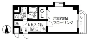カラコレス篠崎【5階】の間取り