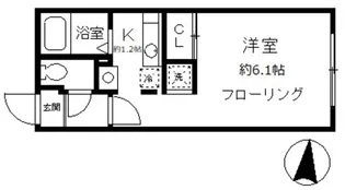 SMARTLINK白金【4階】の間取り