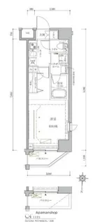 クレイシア亀戸サウスコート【2階】の間取り