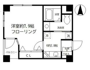 プルナス入谷【2階】の間取り