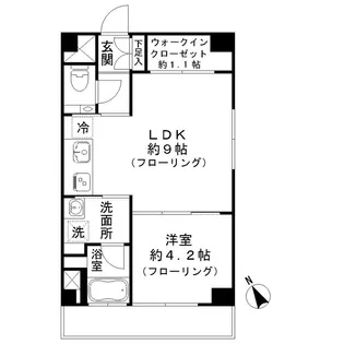 セレーノ【8階】の間取り