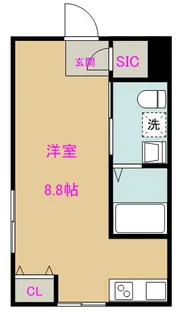 リーフ南砂【3階】の間取り
