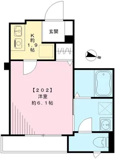 KIK大塚ヒルズ【202号室号室】の間取り