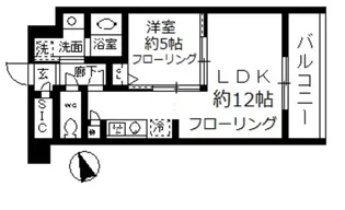 ファインクレスト入谷【4階】の間取り