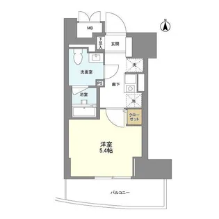 ミリアレジデンス御茶ノ水【7階】の間取り
