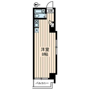 アレックスビル【6階】の間取り