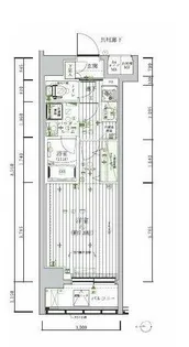 メインステージ木場【903号室号室】の間取り