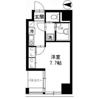 アムス馬喰町【3階】の間取り