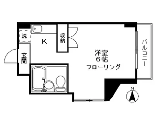 ラ・フェスタ白金【1階】の間取り