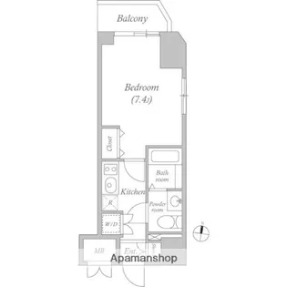 ヒューマンハイム亀戸II【5階】の間取り
