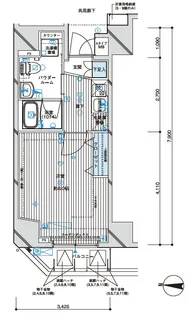 メインステージ亀戸Ⅳ【3階】の間取り