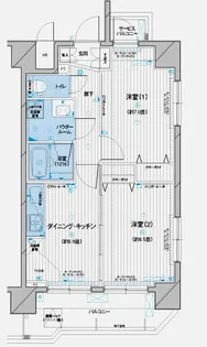 メインステージ元浅草【10階】の間取り