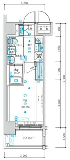 メインステージ森下【804号室号室】の間取り