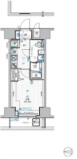 メインステージ蔵前Ⅱ【503号室号室】の間取り