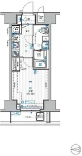 メインステージ蔵前Ⅱ【6階】の間取り