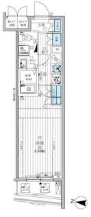 ランドステージ両国【7階】の間取り