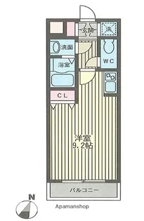 レスポワール佃【3階】の間取り