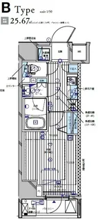 メインステージ東上野【302号室号室】の間取り
