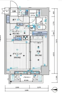 メインステージ錦糸町Ⅶラピス【7階】の間取り