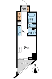 アーデン芝公園【6階】の間取り
