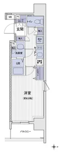 エスティメゾン大島【10階】の間取り