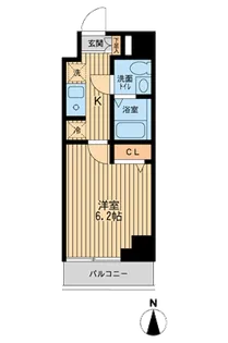 ドゥーエ東陽町【5階】の間取り
